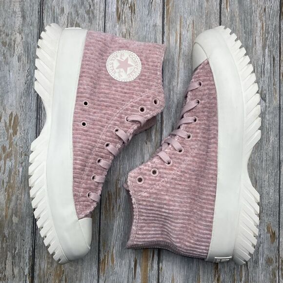 Chuck Taylor All Star Lugged 2.0 Velour Hightop Sneaker Shoes Size 14 - Picture 3 of 13